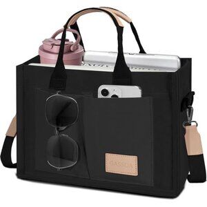 Tote Bags for Women Canvas Tote Purse Crossbody with Pockets Top Handle